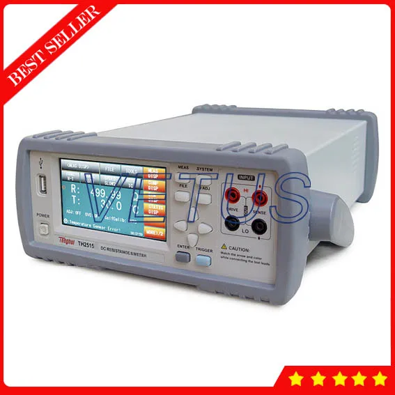 

TH2515 0.01% accuracy LCD Display Micro Ohm Meter of DC resistance tester