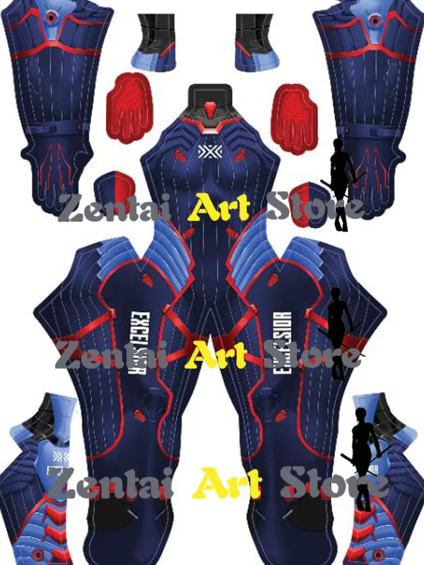 

High Quality 3D Print D.va New York Skin Cosplay Costume Game Lycra NY dva Custom Halloween Party Zentai Suit, Only Bodysuit