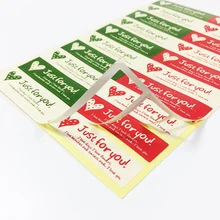 2000 шт./партия, Серия Love, прямоугольная запечатывающая наклейка, DIY подарки, размещенные Многофункциональные Декоративные наклейки, 2 цвета, комплексная