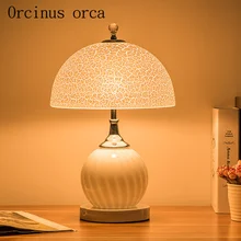 Современный минималистичный креативный светильник для спальни лампа стеклянная прикроватная лампа теплый Свадебный праздник