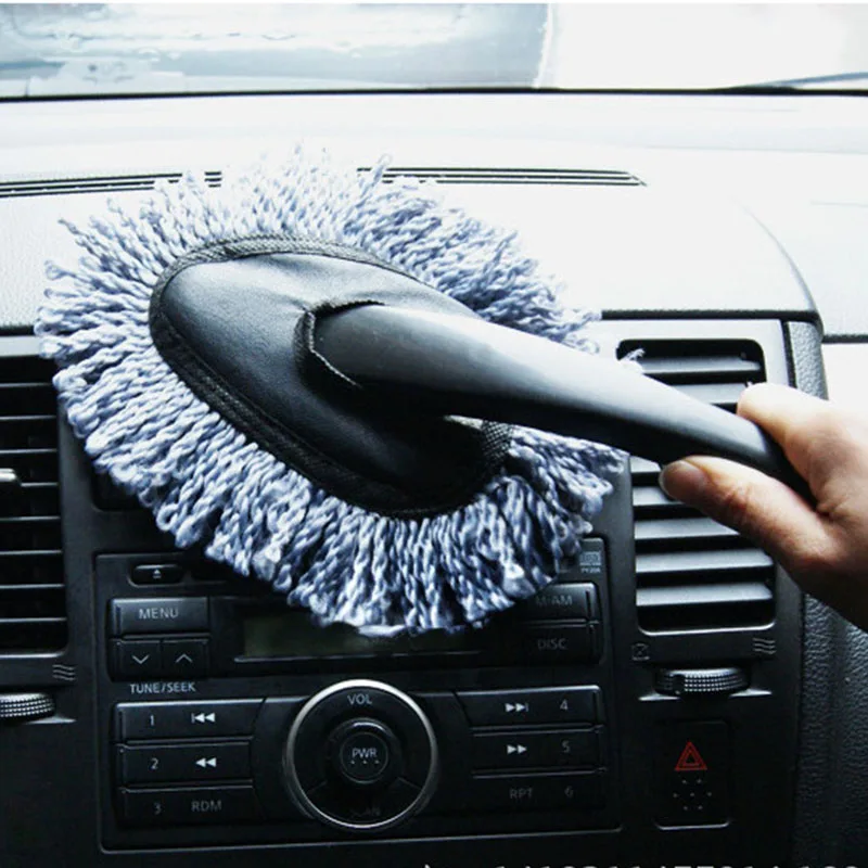 1pc Dust Mini Charcoal Dust Recyclable Clean Retractable Microfiber