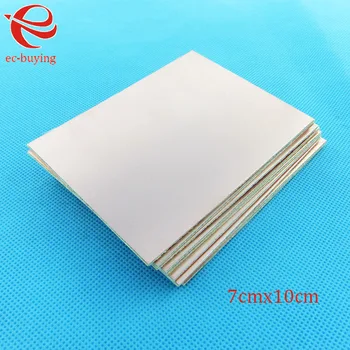

5 pcs/lot Copper Clad Laminate One Single Side Plate CCL 10x7cm 1.4mm Bakelite Universal Board Practice PCB DIY Kit 100*70*1.4mm