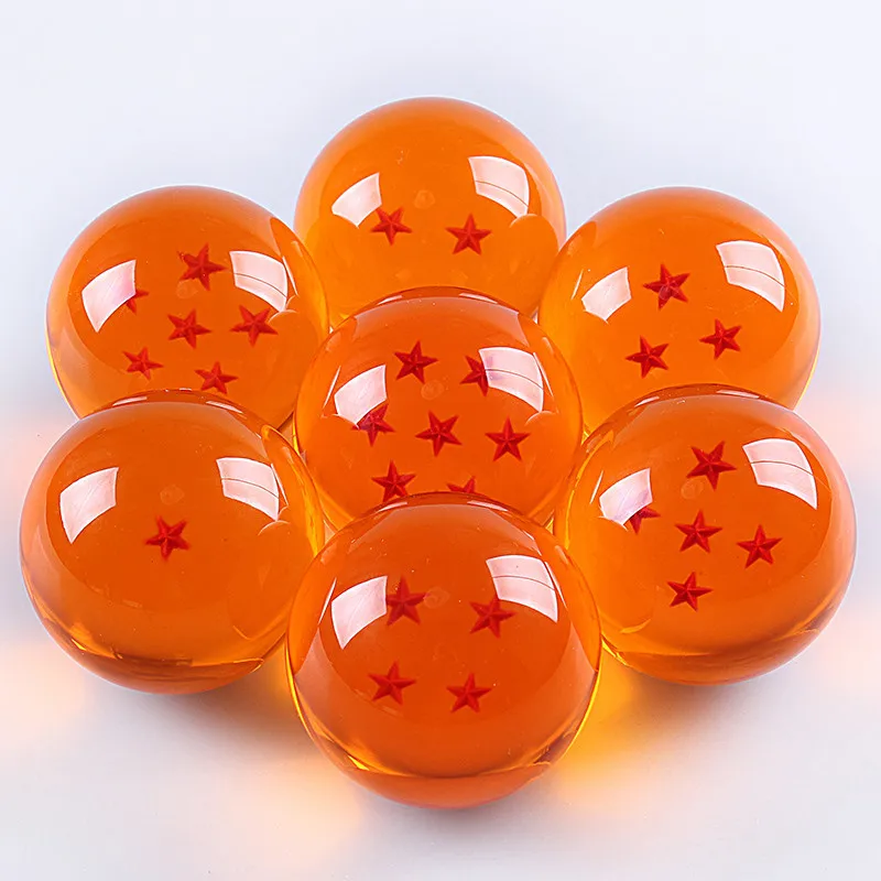 Dragon Ball Z 1set 3.5CM DragonBall 7 Stars Crystal Ball Set of 7 pcs Dragon Ball Z Balls