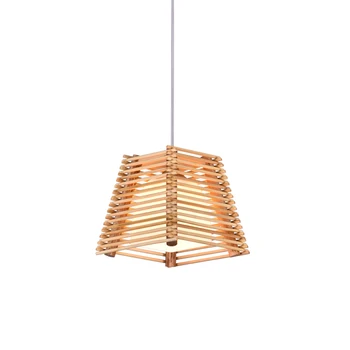 

Solid Wooden art lamps Chinese bamboo chandelier southeast original wood staircase corridor balcony restaurant bar zb65