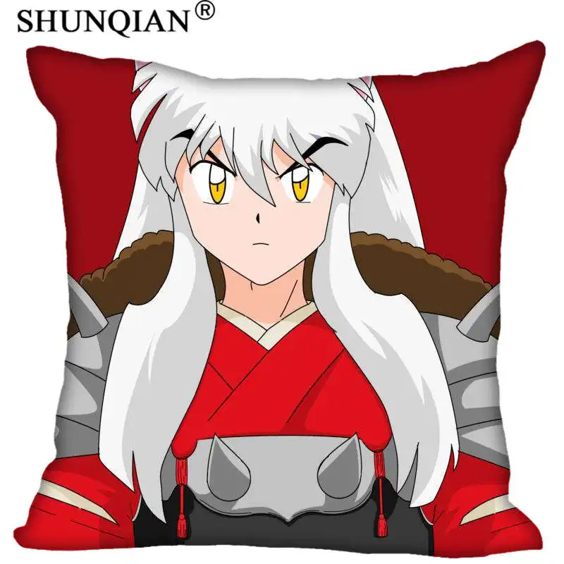 Новые Горячие Пользовательские Inuyasha квадратные Наволочки на молнии модные наволочки на заказ наволочки декоративные наволочки 40x40 см - Цвет: Pillow Case