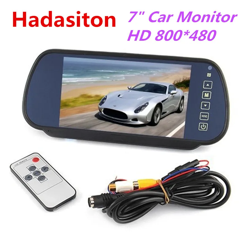 

7 inch TFT LCD screen Car monitor Rearview Mirror Monitor reversing parking assistant