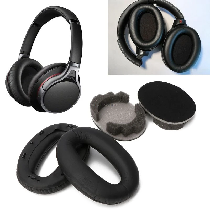 Мягкие белковые кожаные амбушюры запасные наушников подушки для SONY MDR 1000X WH 1000XM2
