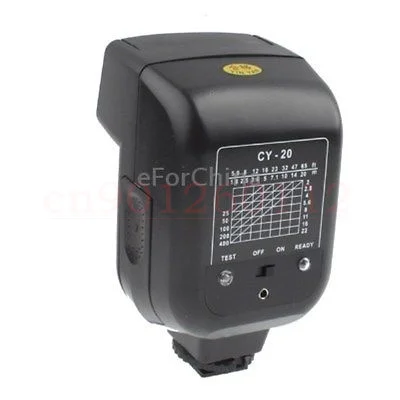 YINYAN CY-20 mini zapato caliente universal Flash Speedlite PC Sync puerto para Nikon D90 D3100 D3200 D3300 D5200 D5300 D810 d800 D610