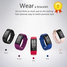Лучшая цена счетчик калорий умный браслет 24 часа в режиме реального времени монитор сердечного ритма красочный человек долгое время ожидания смарт-браслет для iphone 8