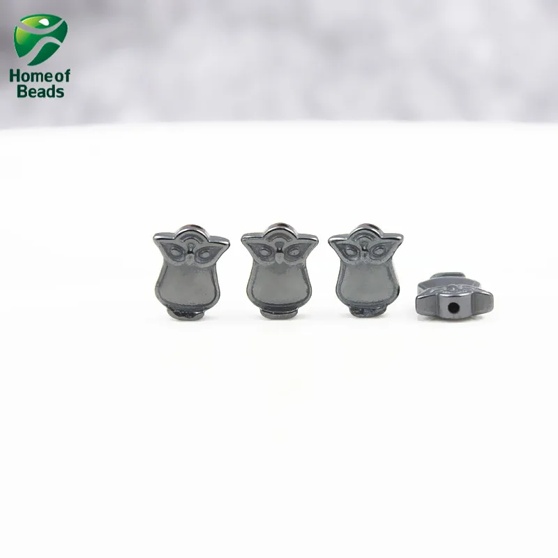 

AAA Stone Hematite loose Flat faceted spacer beads black 8x10mm (10 pieces/lot) For DIY Jewelry Making HLB1019