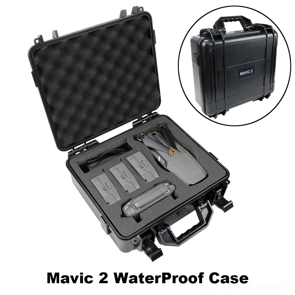 

Explosion-proof Box for DJI Mavic 2 Pro Zoom Carrying Case High Capacity Storage Suitcase Waterproof Hardshell Shock-proof Bag