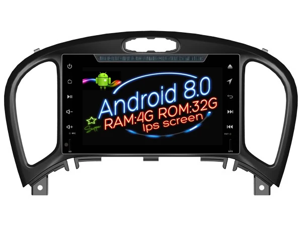 Sale Ips screen Android 8.0 Car Dvd Navi Player FOR DECKLESS NISSAN JUKE (2012-2017) gps suto stereo audio multimedia 0