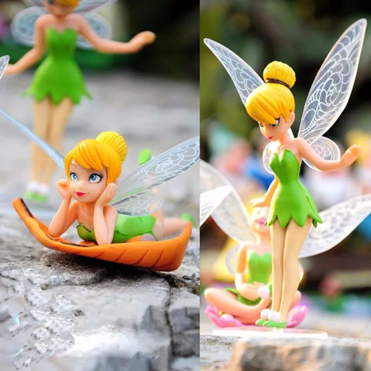 6 шт./компл. аниме Tinkerbell сказочные фигурки игрушки «Динь-Динь» ПВХ фигурки Куклы