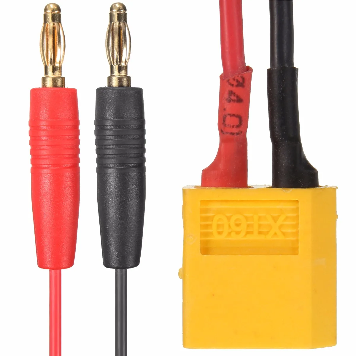 25 cm XT60 Connector to Banana Plug 4mm Battery Connectors Charger