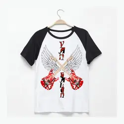 Van Halen известный курение Ангел узор печати модальный хлопок британский стиль для мужчин и женщин унисекс футболка