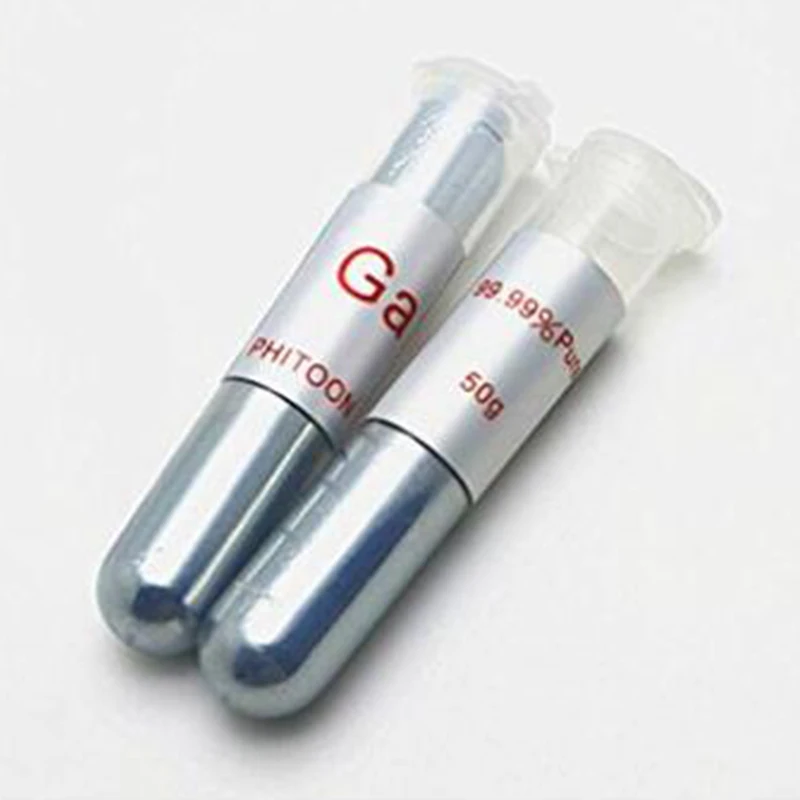 Gallium Metal 50Grams 99.99% Pure Gallium Metal Free Shipping