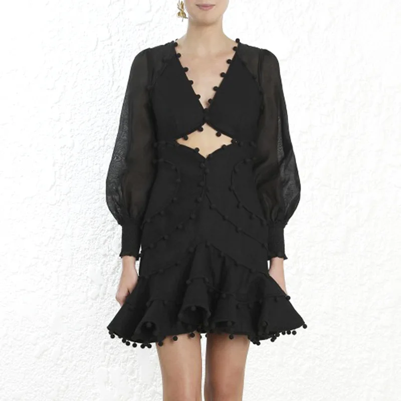 Plus Size Tijd beperkte Polyester Vintage Effen Jurk Zanzea 2019 En Zomer Nieuwe Jurk Haar Bal Kwastje Slim Hollow vrouwelijke Vrouwen Plus Size Tijd beperkte Polyester Vintage Effen Jurk Zanzea 2019 En Zomer Nieuwe Jurk Haar Bal Kwastje Slim Hollow vrouwelijke Vrouwen
