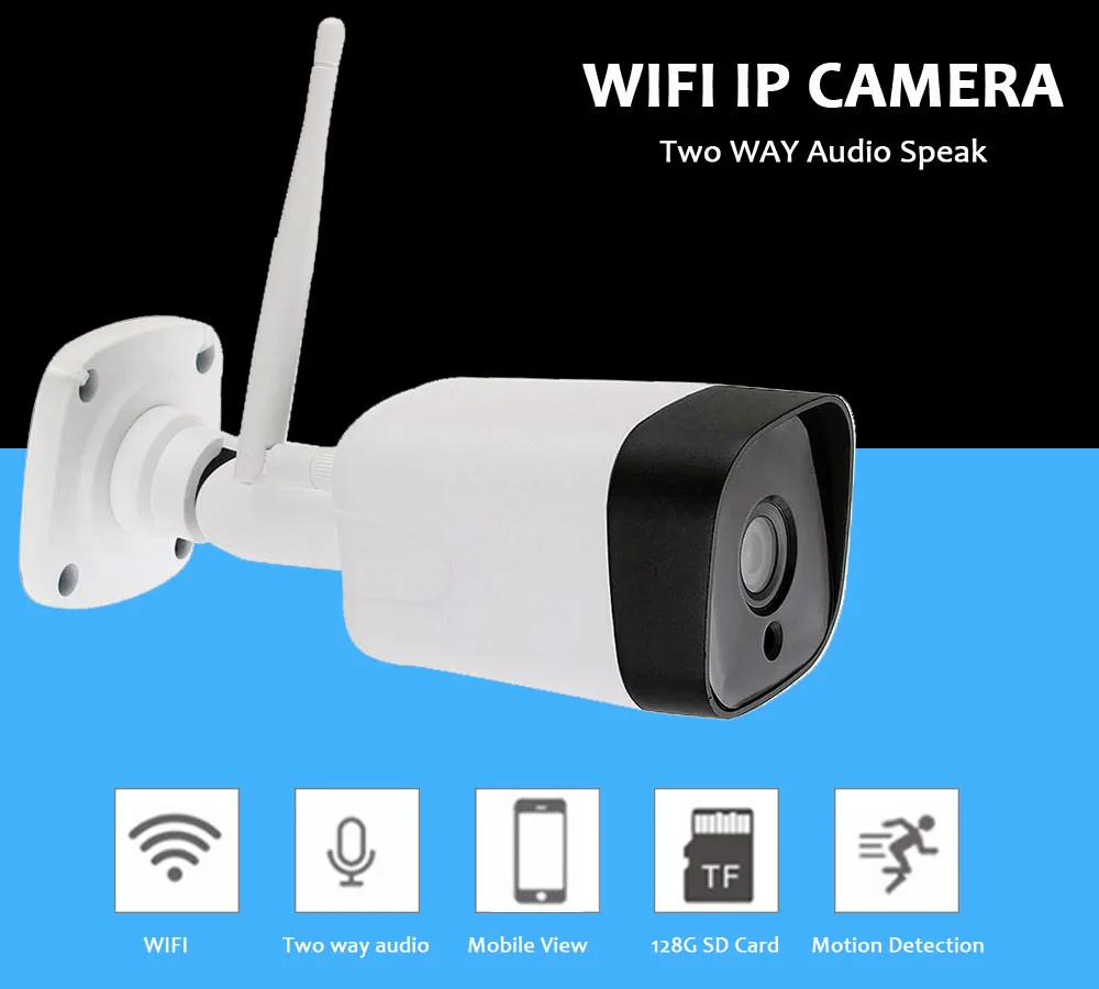 SMTKEY 2MP wifi Onvif 1080 P wifi ip-камера для помещений или Outdor Водонепроницаемая камера ночного видения 2MP IPC