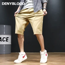 Denyblood джинсы плюс размер 30-48 мужские повседневные шорты