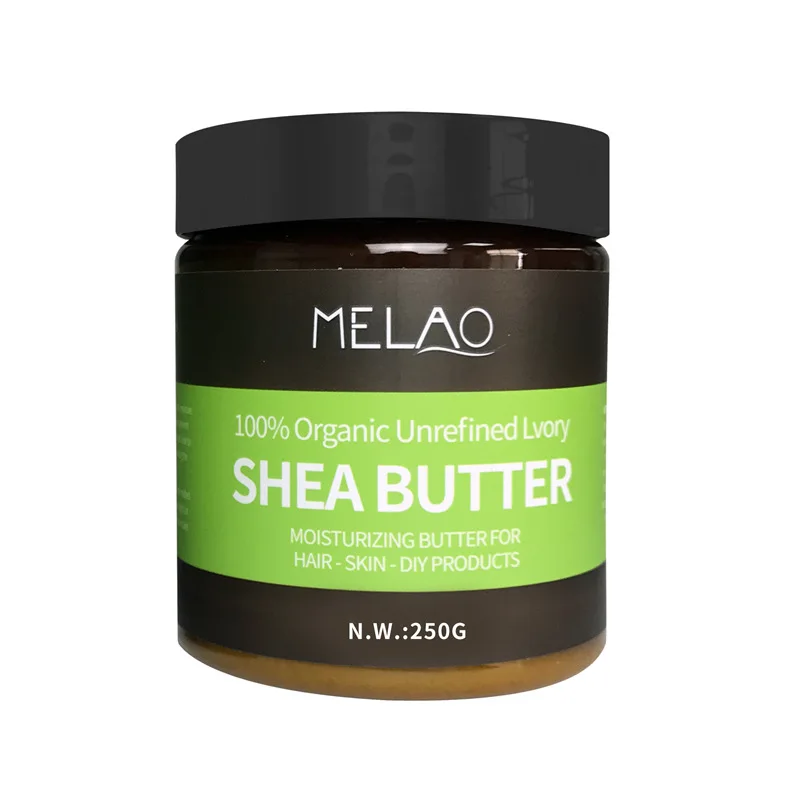 

Organic Natural Shea Butter Oil Cream Unrefined Lvory Moisturizing For Hair Dry Skin Sunscreen 250g Repairing Skin Care