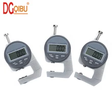 Цифровой толщиномер 0-10 мм/0,01 электронный толщиномер для бумаги, кожаной ткани, деревянной панели, стальная доска измерительный инструмент