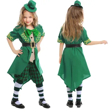 

Professional costumes Children's Day Halloween St. Patrick's Day Irish Goblin COS Dress Alice Children's Goblin Dress PS5567L21