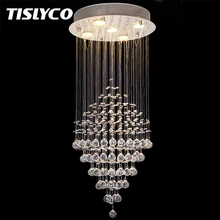 Modern Rain Drop Crystal Pendant Chandelier Lighting for Foyer Stair Staircase Bedroom Hotel HallCeiling Hanging Suspension Lamp Modern Rain Drop Crystal Pendant Chandelier Lighting for Foyer Stair Staircase Bedroom Hotel HallCeiling Hanging Suspension Lamp