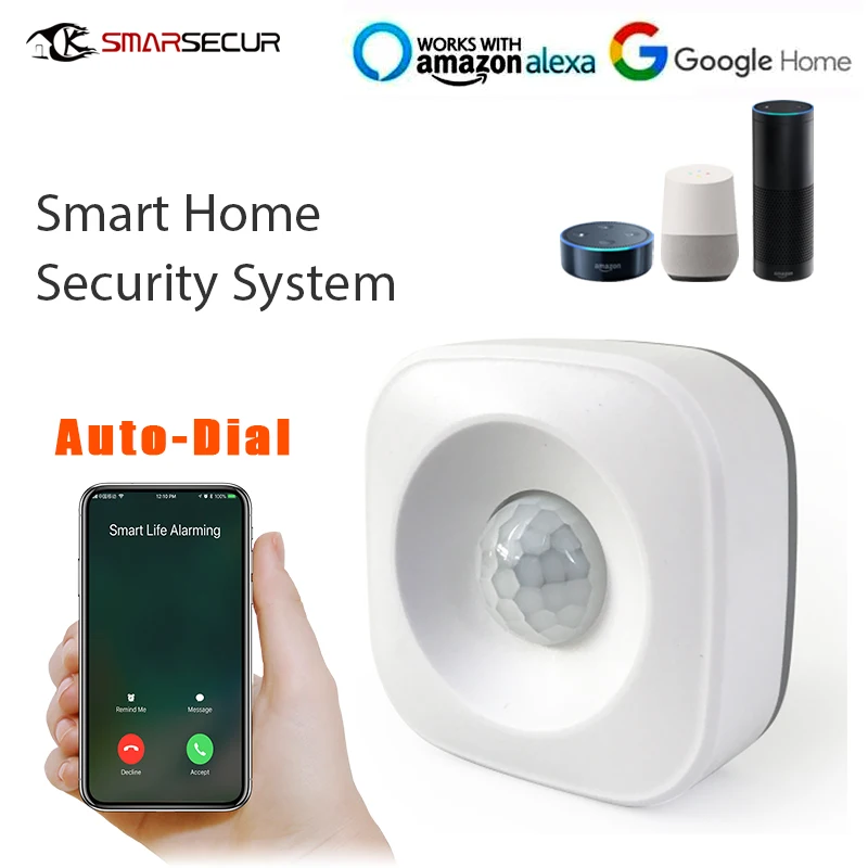 Motion PIR Sensor Detector WIFI Movement Sensor Smart Life APP Wireless Home Security System Motion PIR Sensor Detector WIFI Movement Sensor Smart Life APP Wireless Home Security System