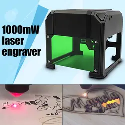 1000 мВт настольный USB лазерный гравер DIY логотип знак принтер ЧПУ лазерный резчик лазерная гравировка машины Диапазон 80x80 мм