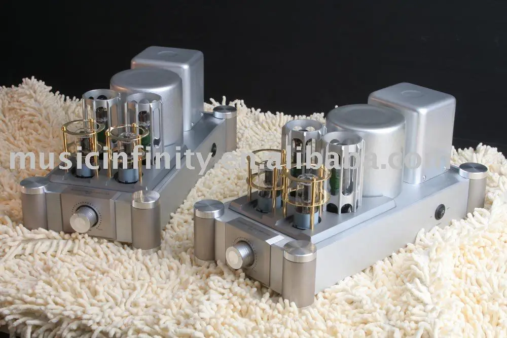 Monoblock 6n8p,6n9p,EL34 vacuum tube Hi Fi integrated power Amplifier