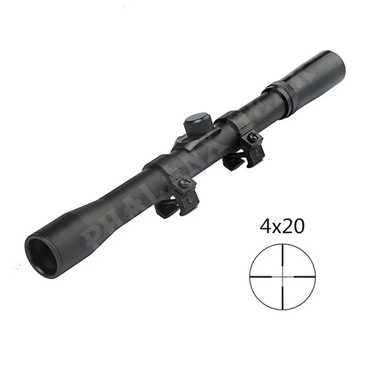 

2018 Hunting army military Optic Scope Sights 4x20 Monocular Telescope with Hunting Scopes Mount 22 Caliber Device Accessory Kit