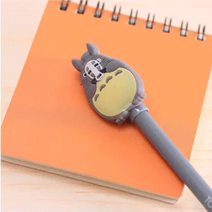 1 шт., корейские креативные канцелярские принадлежности, милые шариковые ручки с мультяшным котом, котом 0,38 мм,, подарок, школьные принадлежности - Цвет: Totoro mask
