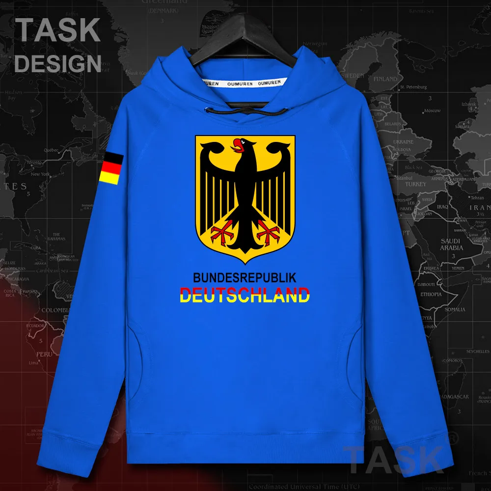 Немецкая немецкая Толстовка Deutschland пуловер Мужская толстовка тонкая уличная