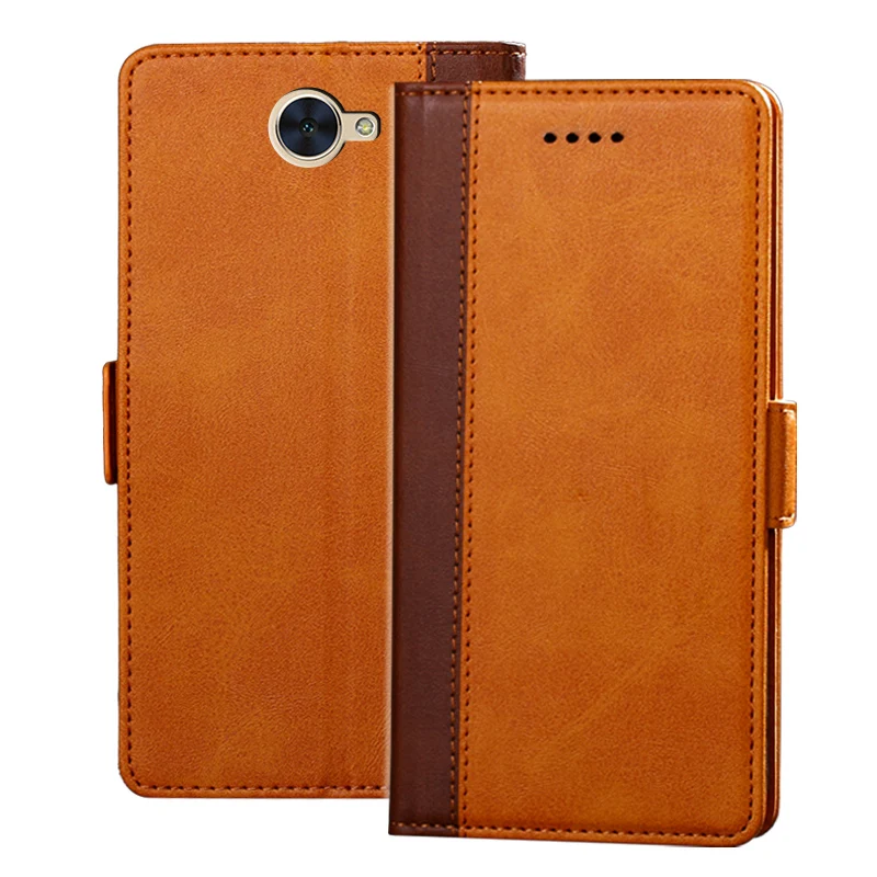 

Luxury PU Leather Flip Case For Huawei Y7 2017 5.5 inch Wallet Stand Leather Case Cover On Huawei Y7 2017 5.5 inch