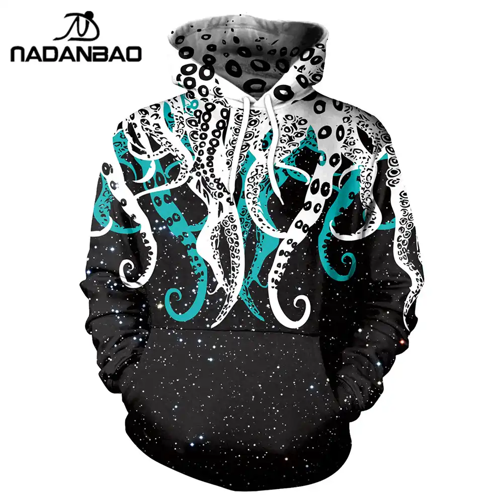 octopus flame hoodie