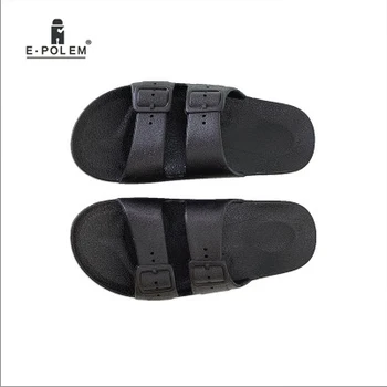 

Summer Women's Slippers Couple Shoes Black Slides Flat Casual Comfortable Outdoors Wearing