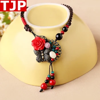 

Short necklace original rose accessories pendant decoration retro female national wind clavicle ornaments free shipping