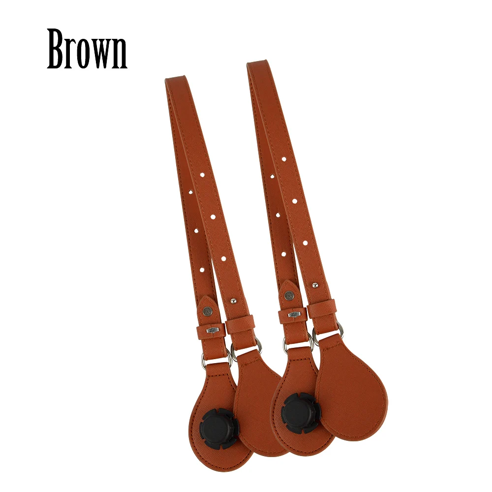 TANQU двунаправленный регулируемый по длине плоский кожаный ремень ручка с каплями для Obag корзина ведро городской шик женская сумка O Bag - Цвет: brown
