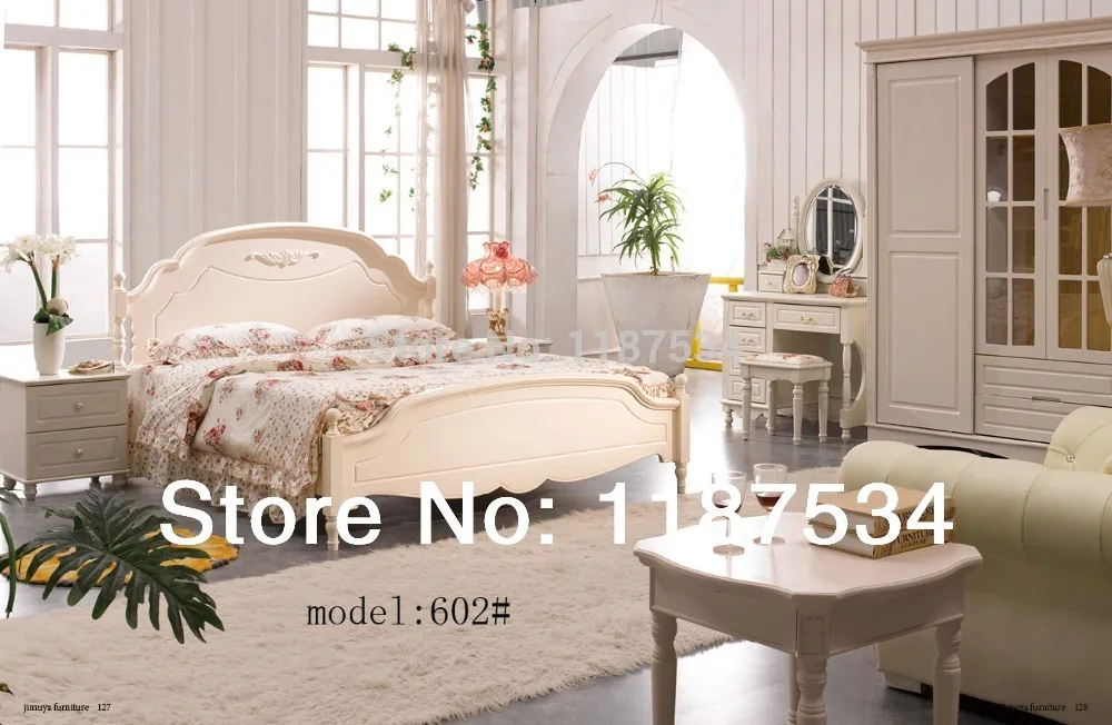 Modern home furniture bedroom set bed wardrobe nightstand dresser table dresser stool bedroom furniture set