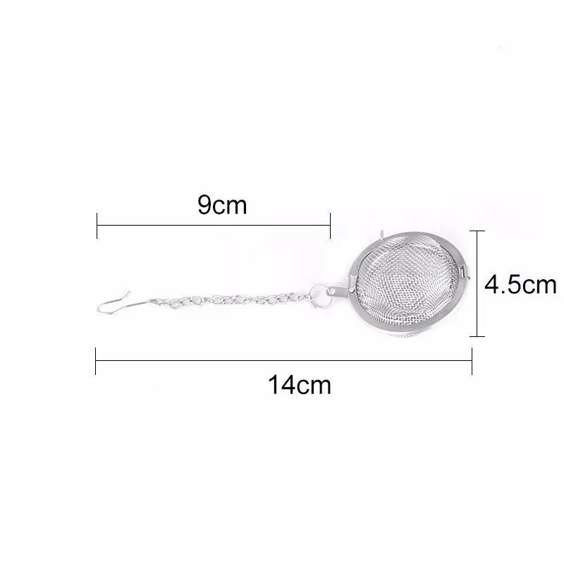 Инфузионное чайное ситечко из нержавеющей стали запирающийся чай пряности сетчатый травяной шарик чайный Горшок Лист фильтр наборы для кофе и чая кухонные аксессуары