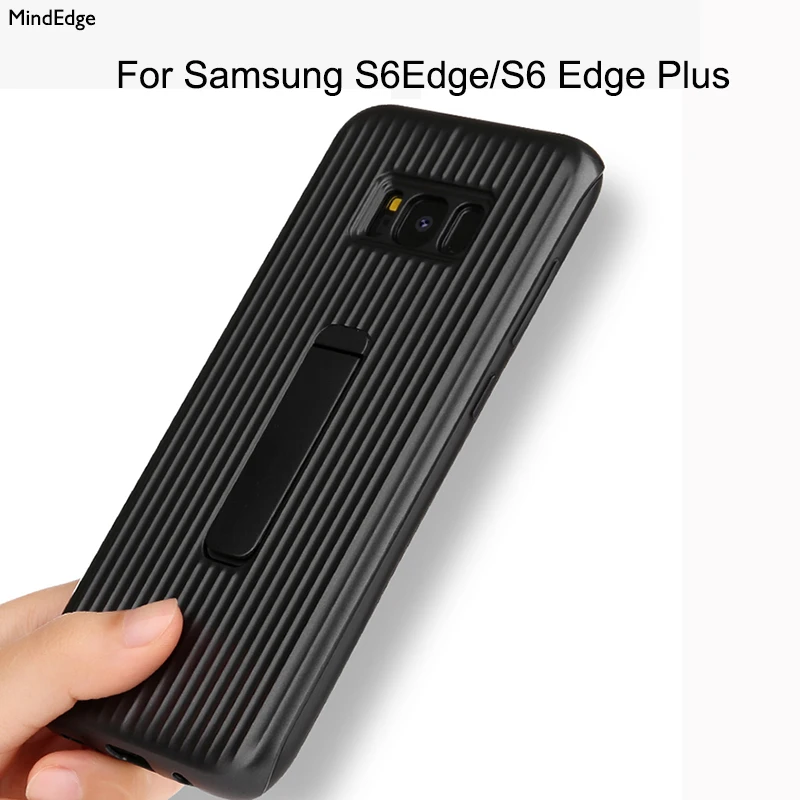

AntiShock Magnetic Stand Back Cover for Samsung Galaxy S6 Edge Plus Case Luxury 360 Protect for Samsung S6 Edge Plus Case Cover