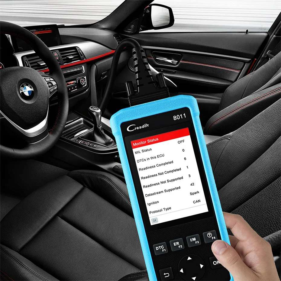Запуск CR8011 OBD2 Scanner автодиагностика ABS BMS EPB SRS сброс ODB2 автомобильный