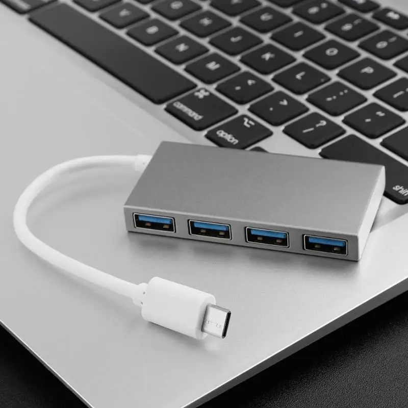 4 в 1Type-C USB3.1 концентратора высокоскоростной адаптер 5 Гбит конвертер кабель аксессуары для ноутбуков Macbook