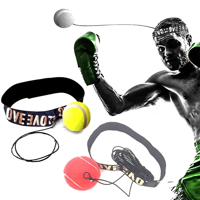 

Gym sports Boxing Fight Ball With Head Band For Reflex Speed Boxer Training Boxing Punch Exercise Gym fitness drop shipping #10