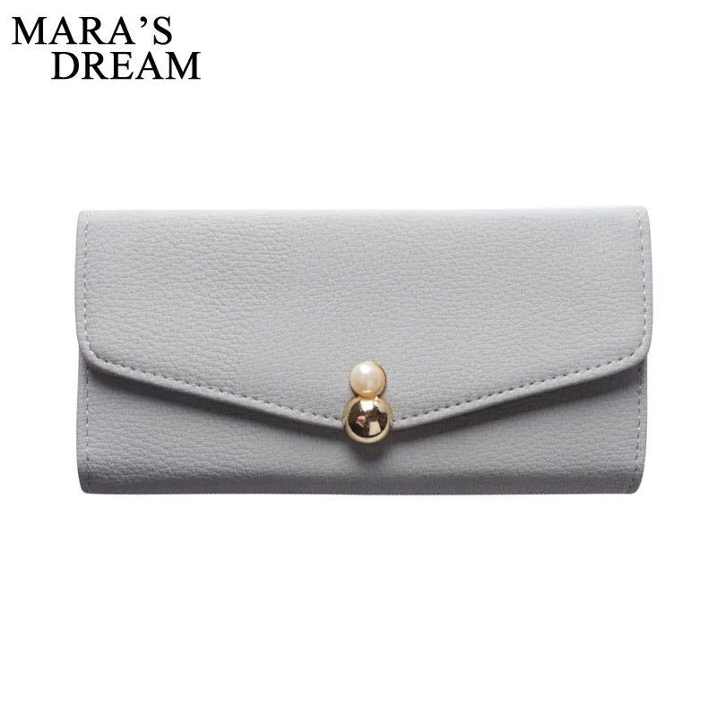 Mara's Dream Trifold Cute PU Leather Long Women Wallet Girls Change
