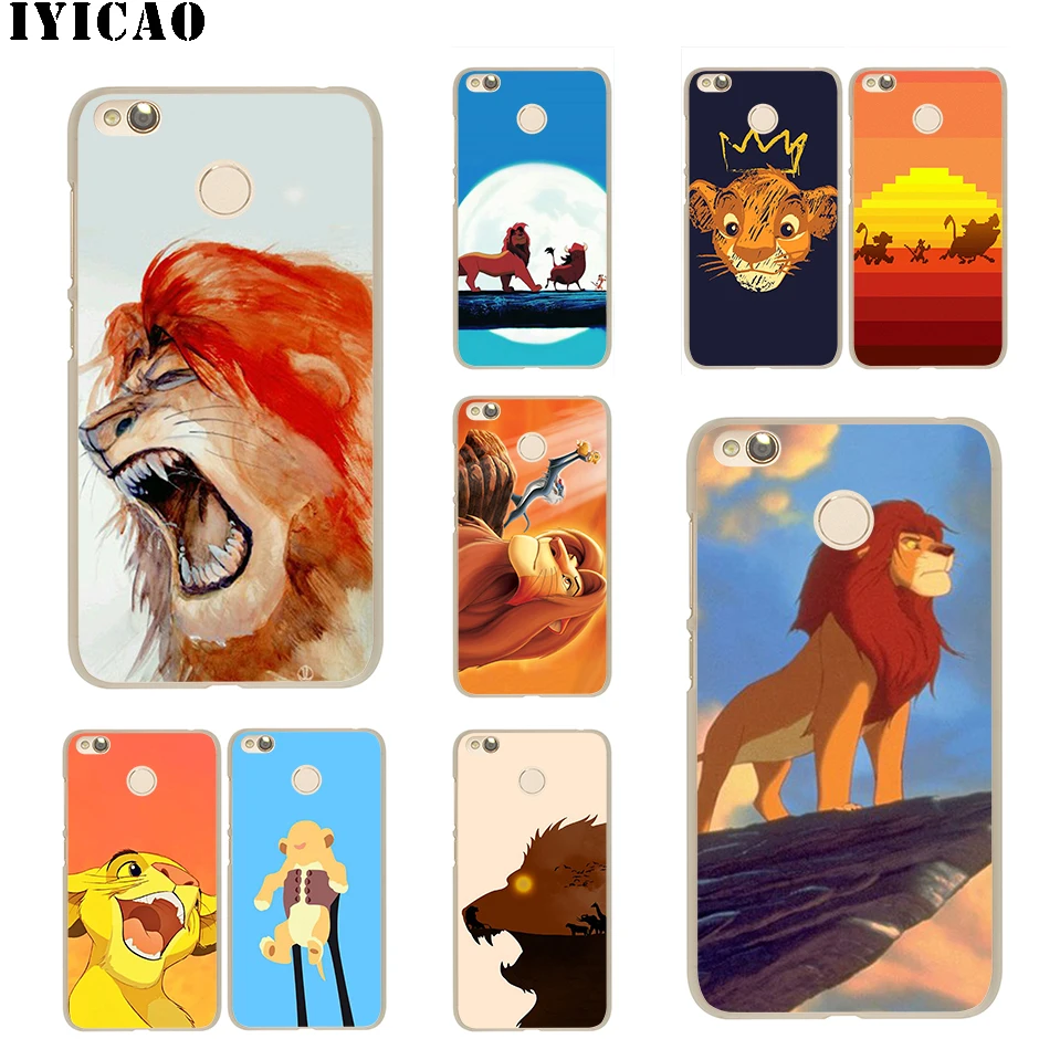 IYICAO Король Лев Жесткий Чехол для Redmi 6A 4A S2 Note 7 на возраст 3 4 4X6 5 Pro 5A Prime Plus Go |
