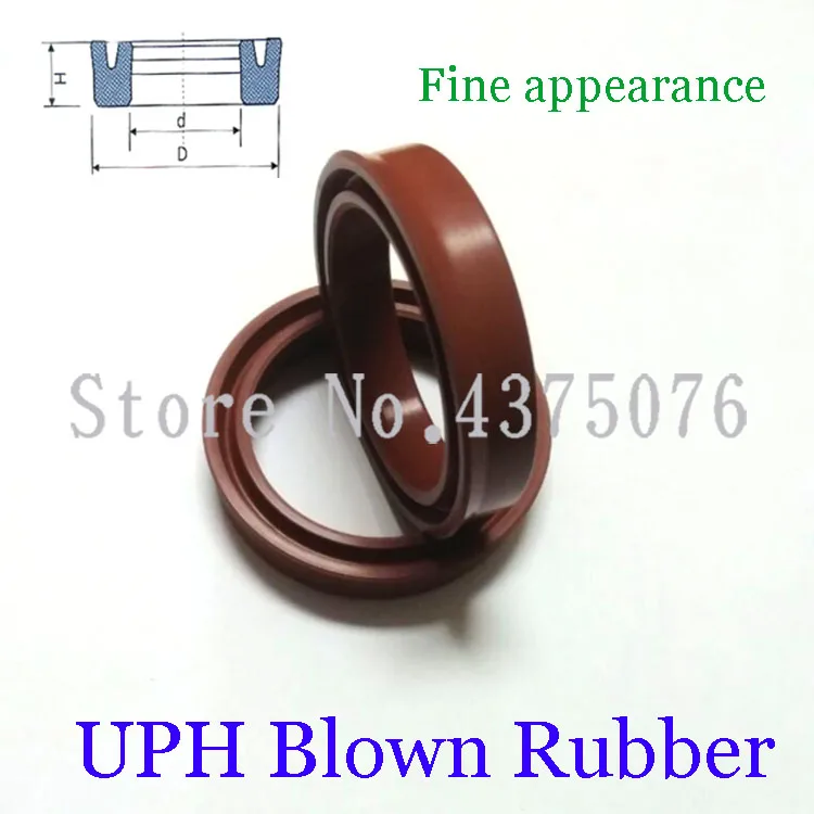 

170*195/175*200/180*205/185*210/190*215/199*224*15 UPH Blown FKM Hydraulic Reciprocating Seal Piston Rod U Lip Shaft Oil Sealing