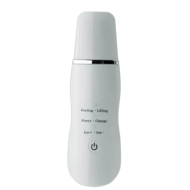 

Rechargeable Ultrasonic Face Skin Scrubber Facial Cleaner Peeling Vibration Blackhead Removal Exfoliating Pore Cleaner Tool