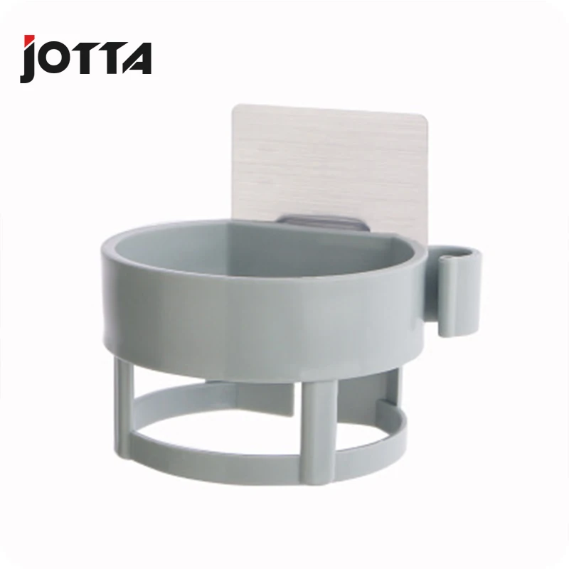 Bathroom hair dryer rack Bathroom air duct frame Toilet free punching wall hanging hair dryer storage rack