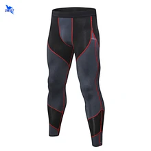 Новинка г. мужские Эластичный Пояс Фитнес Спортивная утягивающие треники лоскутное Утягивающие колготки тренажерный зал быстросохнущая Леггинсы для женщи